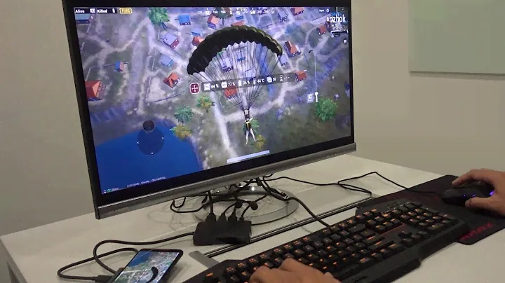 ROG PHONE เล่นผ่าน Professional Dock ด้วย เมาส์ คียบอร์ด