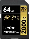 Карта памяти Lexar Professional 2000x SDXC UHS-2 U3 V90 64GB