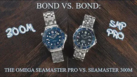 Бонд против Бонда: Omega Seamaster Professional против Omega Seamaster 300 м 4K