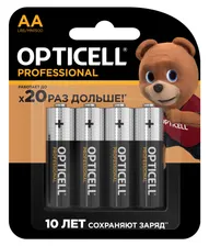 OPTICELL PROFESSIONAL Батарейки AA 4шт