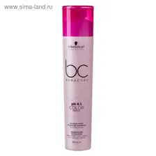 Мицеллярный бессульфатный шампунь Schwarzkopf Professional BC pH 4.5 Color Freeze, 250 мл