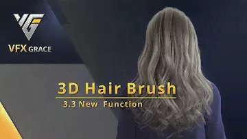 3D Hair Brush 3.3 | Blender hair tool | New Features