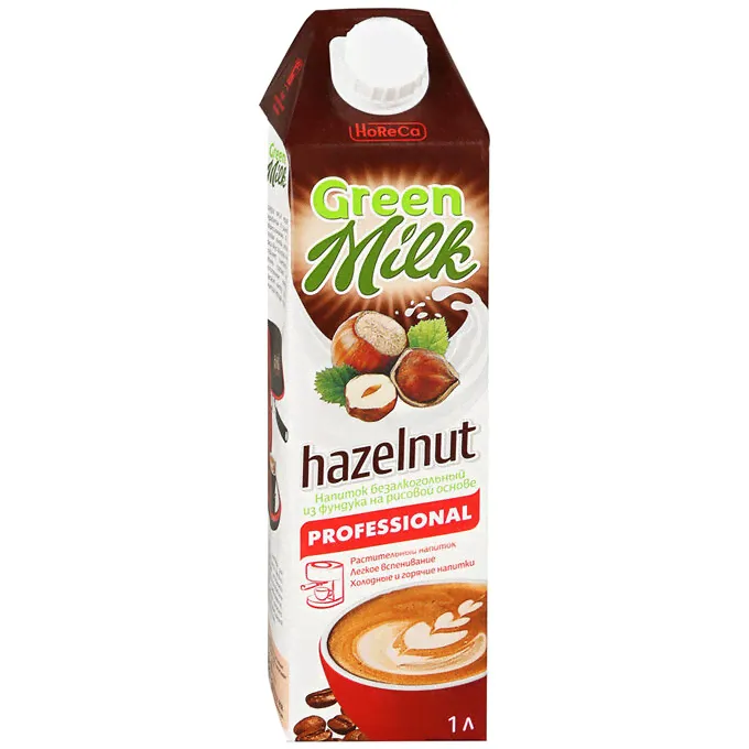 Professional Green Milk Hazelnut Напиток из фундука на рисовой основе 1л ( 1/12)
