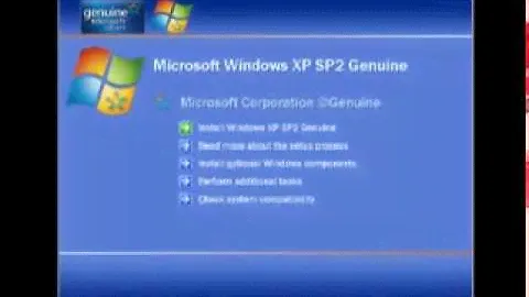 Geuine Windows XP Sp2 Sp3