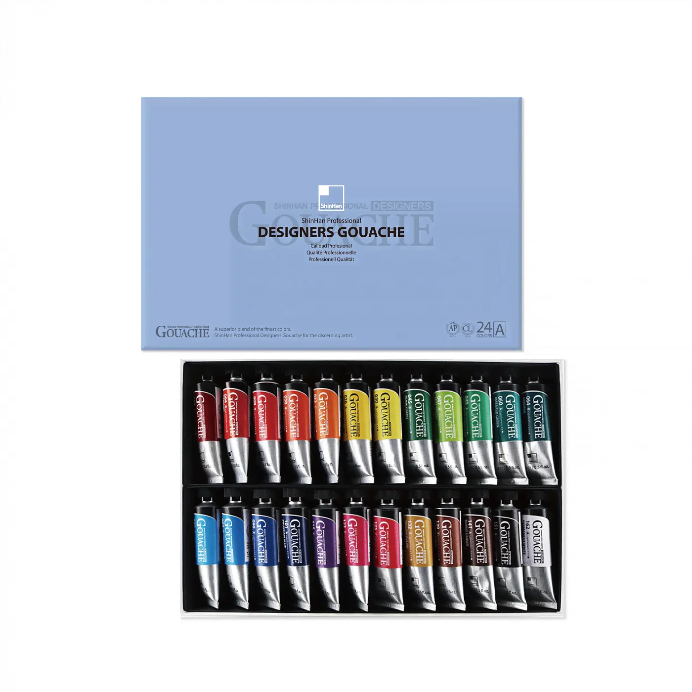 Набор гуаши ShinHanart Professional 15 мл 24 цвета цвета "А" SH-1625151-0024