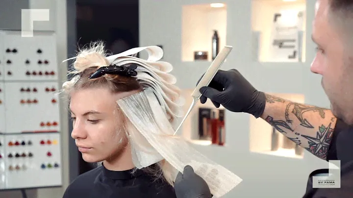 Реконструкция + окрашивание блонд | REPAIR + BLOND | Professional By Fama