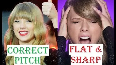 Famous Female Singers Singing OFF KEY - Flat & Sharp Notes