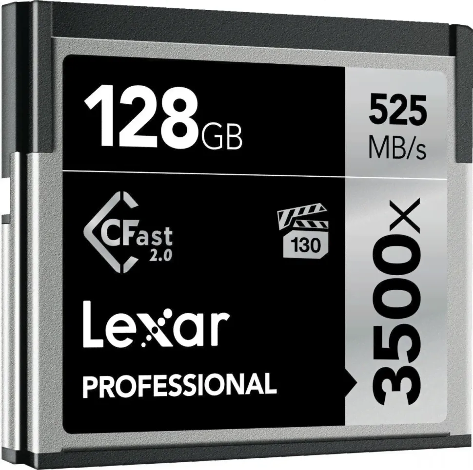 Карта памяти CFast 2.0 Lexar Professional 3500x 128GB