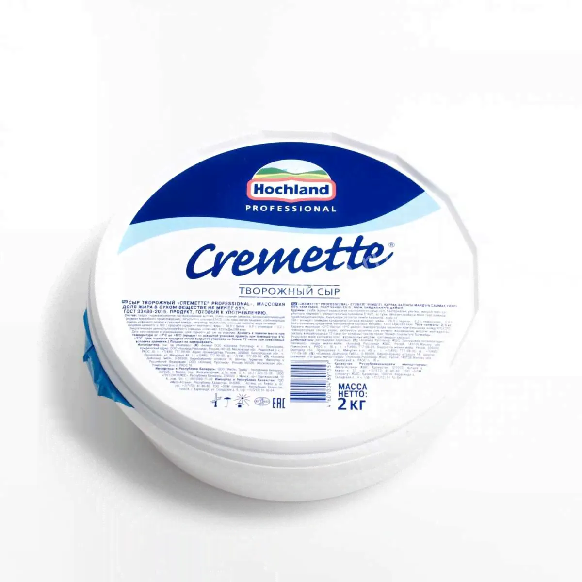 Сыр Hochland professional Cremette, творожный сыр 65%, 2 кг-0