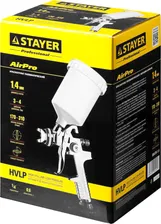 STAYER сопло 1,4 мм, краскопульт пневматический с верхним бачком AIRPro 06476-1.4 Professional