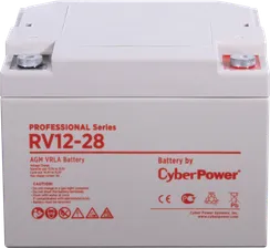 Аккумуляторная батарея PS CyberPower RV 12-28 / 12 В 28 Ач CyberPower Professional Series RV 12-28