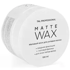 Матовый воск для укладки волос TNL Professional Matte Wax 100 мл