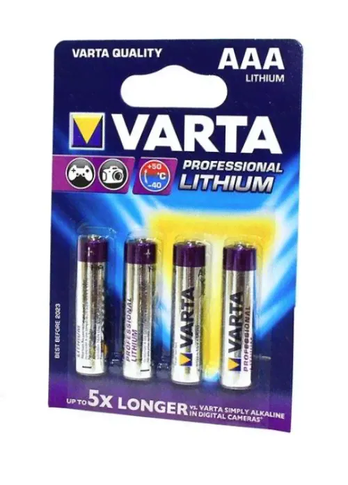 Varta FR03 Professional Lithium 6103 BL4-0