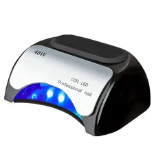 Лампа для сушки гель лака CCFL+LED Professional Nail Черная, 48W