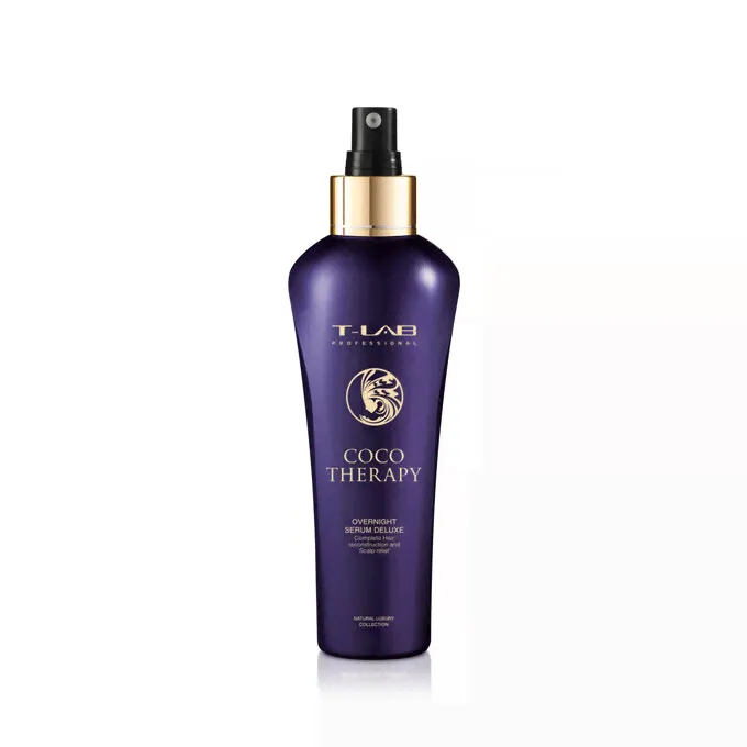 T-Lab Professional Coco Therapy - Сыворотка для поврежденных волос Overnight, 150 мл