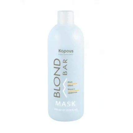 Kapous Professional Blond Bar - Маска с антижелтым эффектом, 500мл