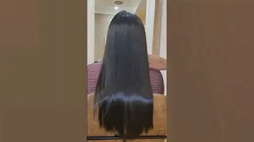 This is how hair looks like after #keratin #hairtreatment #ytshortsvideo #shortvideo #hair