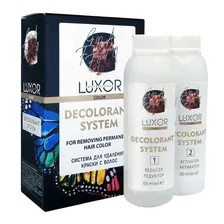 Система для удаления краски с волос DECOLORANT SYSTEM LUXOR Professional / Люксор 2*60 мл