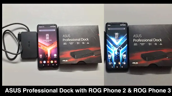 ASUS Professional Dock with ROG Phone 2 & ROG Phone 3