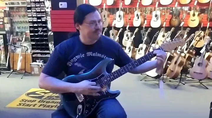 Demo of the Fender American Professional II Stratocaster Dark Night