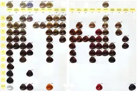 OLLIN Professional / Рабочая палитра OLLIN COLOR с синтетическими прядями на краску для волос