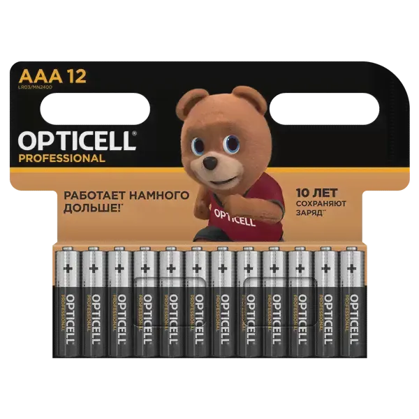 Батарейка OPTICELL PROFESSIONAL LR03 BL12-0