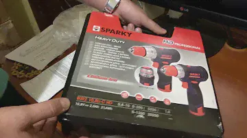 Unboxing Sparky BUR2 10.8Li-C HD