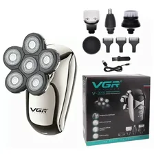 Электробритва VGR Professional v-320 черный синий, серый, черный
