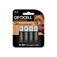 Батарейка Opticell PROFESSIONAL AA 4 PCS (5052001) в Москве