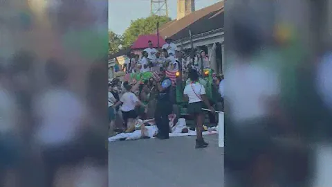 Pro-Palestine protest at Pride parade