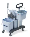 Vileda Professional УльтраСпид Про 25 л + 8 л + 6 л с туннельным отжимом и транспортировочной ручкой