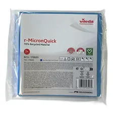 Салфетки Vileda Professional r-MicronQuick микрофибра синие 5 шт