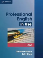 Professional English in Use Law - учебник
