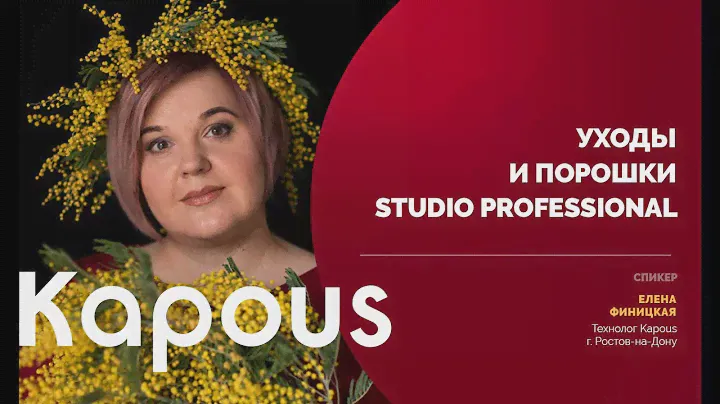 Уходы и порошки «Studio Professional»
