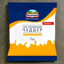 Cыр Чеддер плавленный для соусов, Hochland Professional, 40%,1 кг