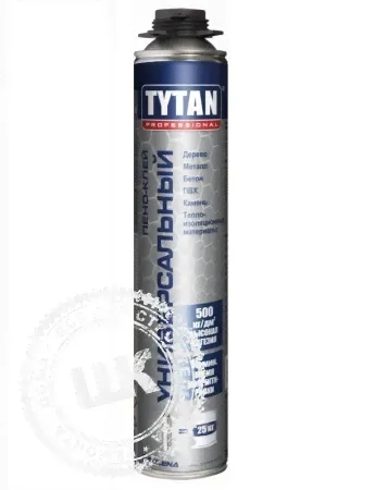 Клей строительный (клей-пена) с трубочкой. Tytan Professional
