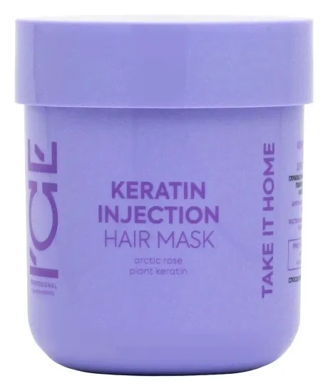 Ice Professional Маска для повреждённых волос кератиновая Keratin Injection-0