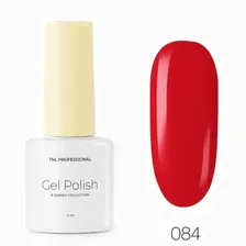 Гель-лак TNL Professional Mini «8 чувств», №084 насыщенный красный, 6 мл