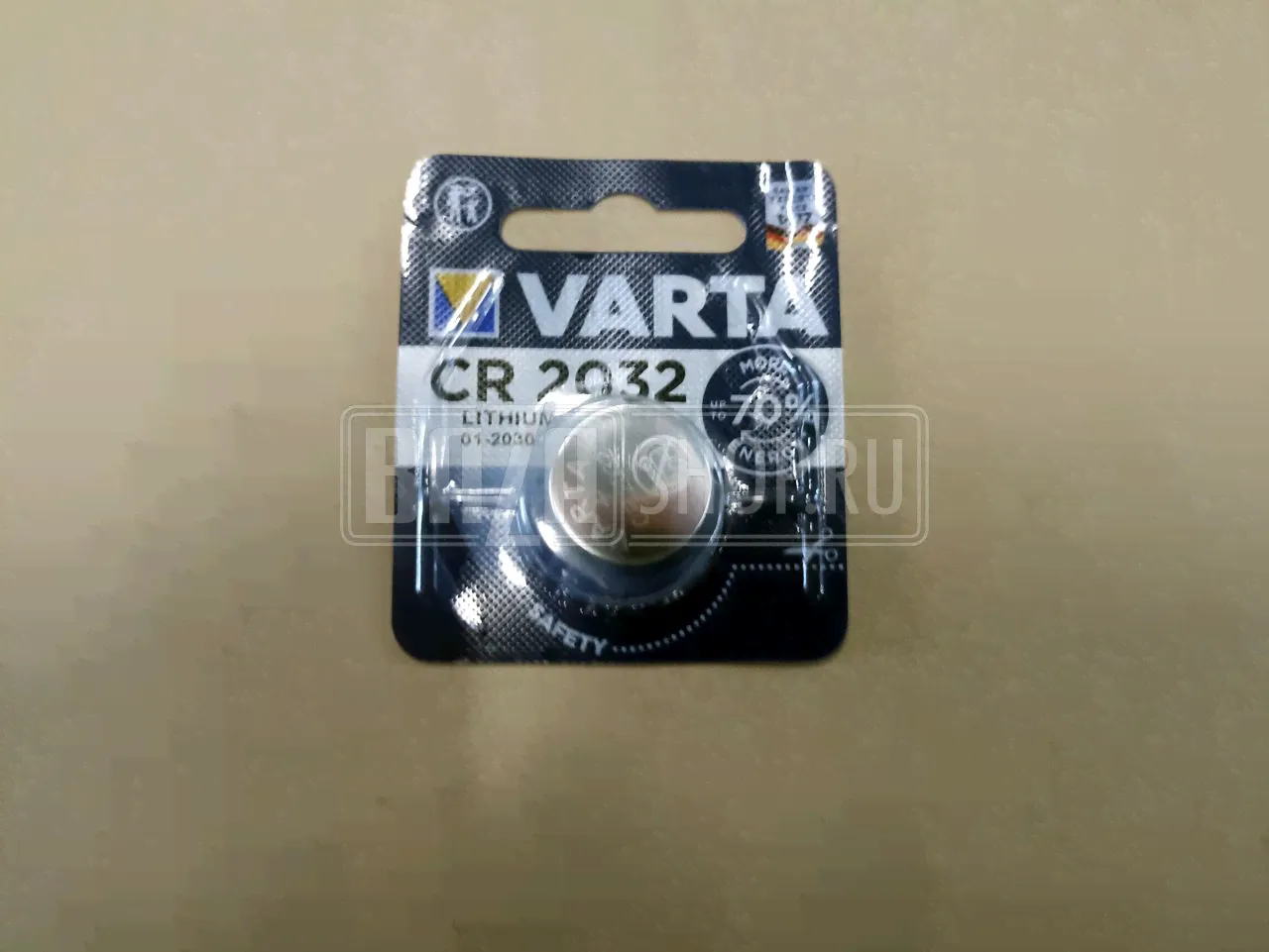 Батарейка CR2032 "VARTA" Professional Electronics 3В дисковая (БЛИСТЕР 1 ШТ.)