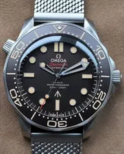 Omega James Bond 007 Seamaster Professional Diver 300M Titanium No Time To Die
