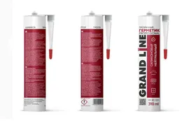 Герметик силиконовый нейтральный Grand Line Professional прозрачный 310 мл
