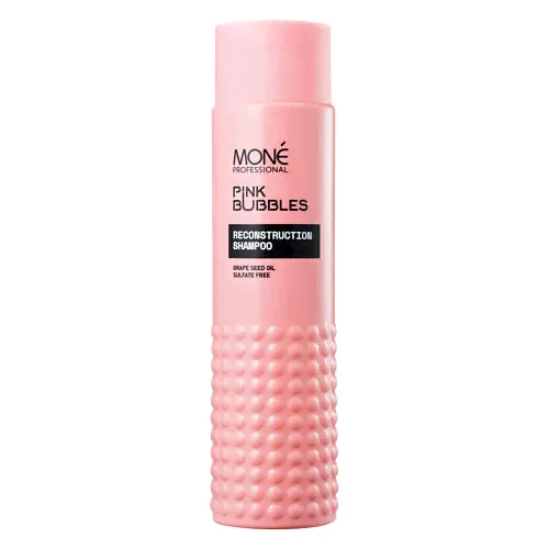 MONE PROFESSIONAL Шампунь для восстановления волос Pink Bubbles-0