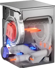 Отдельностоящая сушильная машина Asko TDC1773V.T Professional