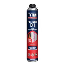 Огнестойкая пена монтажная TYTAN Professional В1 профессиональная 750 мл
