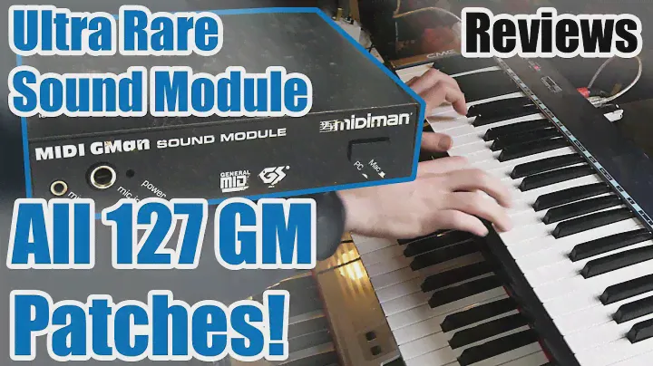Midiman (M-Audio) Gman Sound Module - All 127 GM Patches! - JDSC Reviews