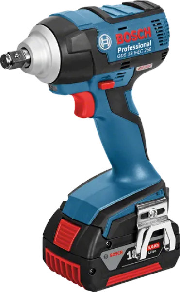 Аккумуляторный ударный гайковёрт Bosch GDS 18 V-EC 250(2x5.0A/h) Professional