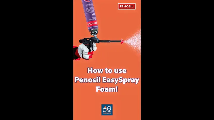 How to use Penosil Easy Spray Expanding Foam - Demo - from AB Building Products