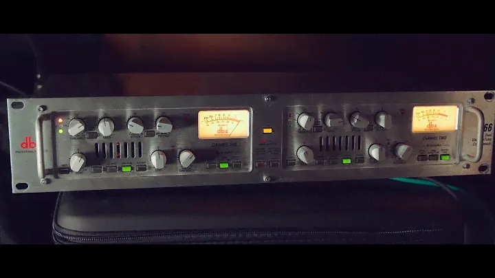 Machinedrum Beat thru dbx 566 Tube Compressor