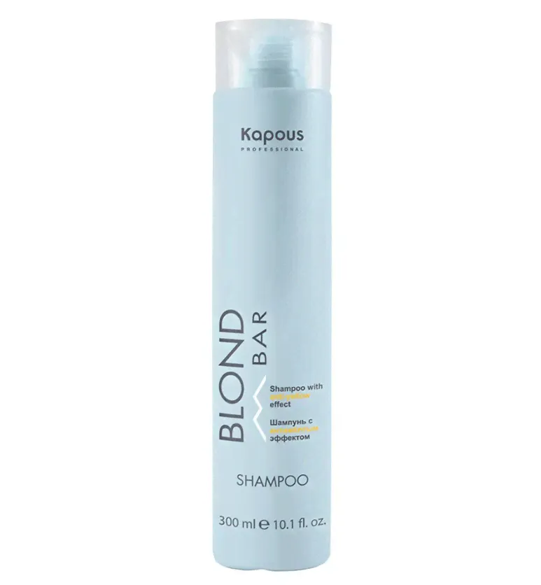 Kapous Professional Бессульфатный шампунь с антижелтым эффектом Shampoo with anti yellow effect, 300 мл (Kapous Professional), Kapous Professional-0