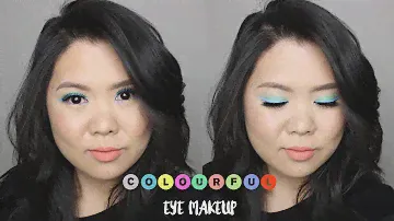 Colourful Eye Makeup | ft. ColourPop & NYX Vivid Brights Liners